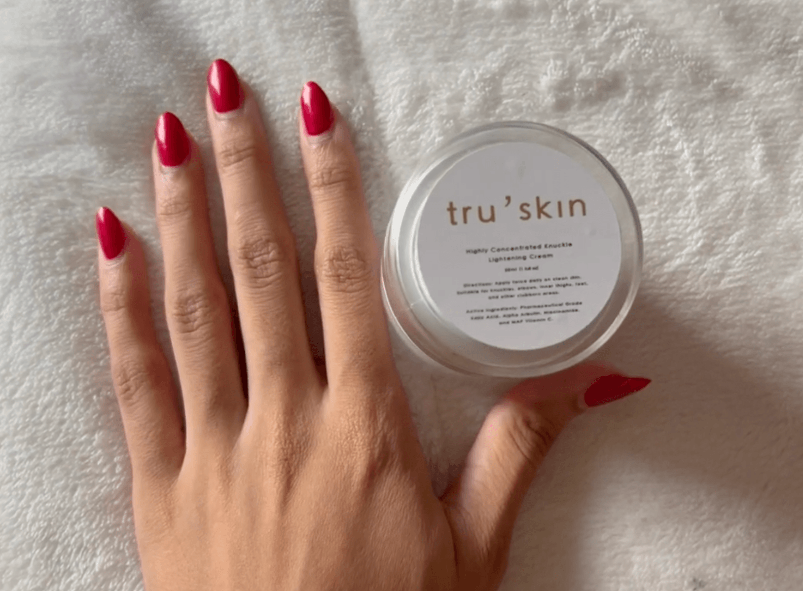 skin lightening results before and after Tru Skin Targeted Knuckle Complexion Cream skin lightening results before and after